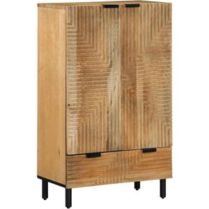 vidaXL Highboard brun 60x33x100 cm heltre mango