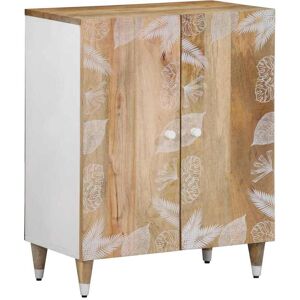 vidaXL Skjenk 60x33,5x75 cm heltre mango