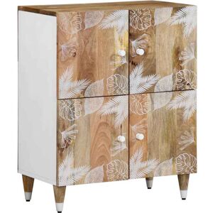 vidaXL Skjenk 60x33,5x75 cm heltre mango