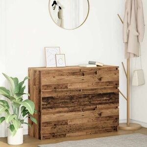vidaXL Skjenk gammelt tre 100x35x76 cm konstruert tre