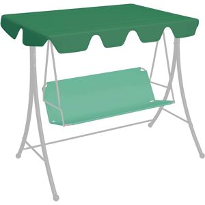 vidaXL Erstatningsbaldakin hagehuske grønn 150/130x105/70 cm