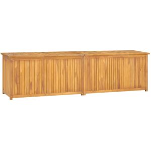 vidaXL Hageboks 200x50x55 cm heltre teak