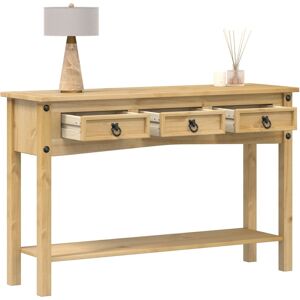 vidaXL Konsollbord Corona 114x34,5x73 cm heltre furu