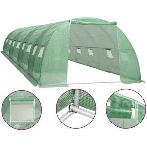 vidaXL Drivhus 32 m² 8x4x2 m