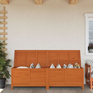 vidaXL Putekasse brun 198,5x50x56,5 cm heltre gran