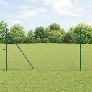 vidaXL Hexagon Gjerde Grønn 1.5x50 m Stål