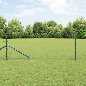 vidaXL Hexagon Gjerde Grønn 0.5x100 m Stål