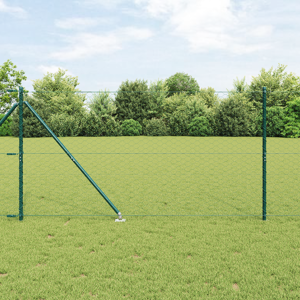 vidaXL Hexagon Gjerde Grønn 1,4x100 m Stål