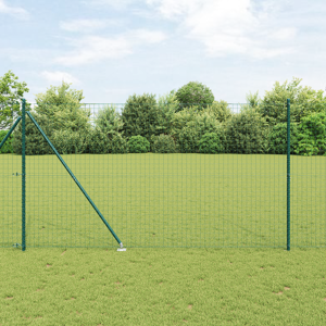 vidaXL Gjerdeinnlegg med Spike, 7 stk Ø32 mm, 170 cm, Galvanisert Stål