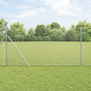 vidaXL Sveiset Wire Gjerde 1.2x50 m Galvanisert stål