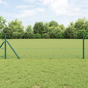 vidaXL Hexagon Gjerde Grønn 1.2x50 m Stål