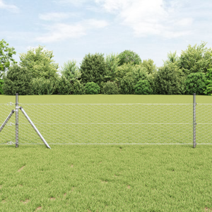 vidaXL Hexagonal Gjerde 0.6x25 m Varmgalvanisert Stål