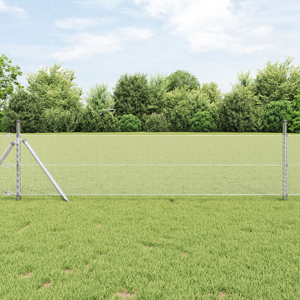vidaXL Hexagon Gjerde 0.8x50 m Galvanisert Stål