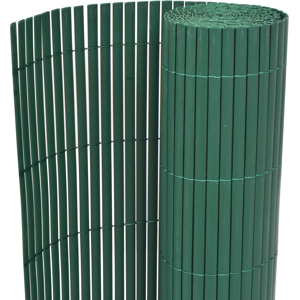 vidaXL Hagegjerde Dobbeltsidig Grønn 1,5x3 m PVC
