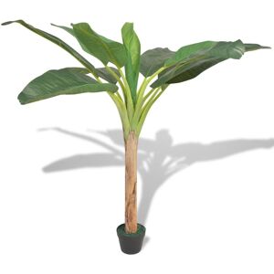 vidaXL Kunstig banantre med potte 150 cm grønn