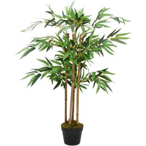 vidaXL Kunstig bambusplante med potte Twiggy 90 cm