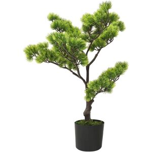 vidaXL Kunstig furubonsai med potte 60 cm grønn