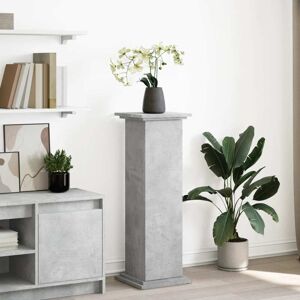 vidaXL Pidestall med oppbevaring betonggrå 31x30x90 cm konstruert tre