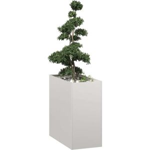 vidaXL Plantekasse 40x80x80 cm rustfritt stål