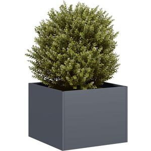 vidaXL Plantekasse antrasitt 40x40x30 cm stål