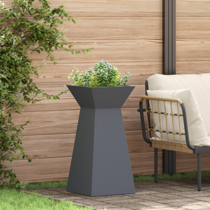 vidaXL Plantebord Antrasitt Plast 35 x 35 x 73 cm Plantekasser