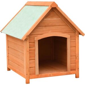 vidaXL Hundehus heltre furu & gran 72x85x82 cm
