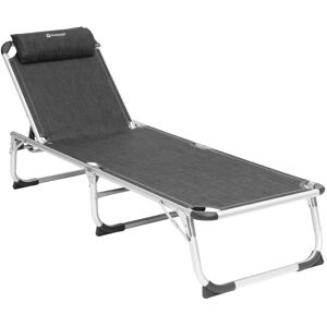Outwell Foldbar solseng New Foundland svart og grå