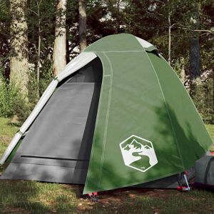 vidaXL Kuppeltelt for camping 2 personer grønn vanntett
