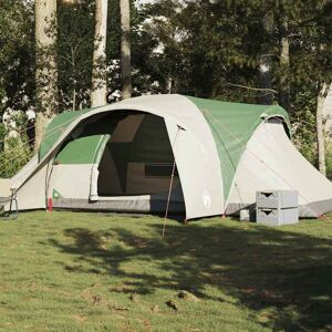 vidaXL Kuppeltelt for camping 6 personer grønn vanntett