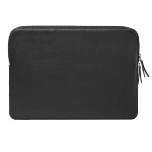 Trunk Ekte Skinn Sleeve til Macbook 14" (33 x 23,5 x 2 cm) - Black