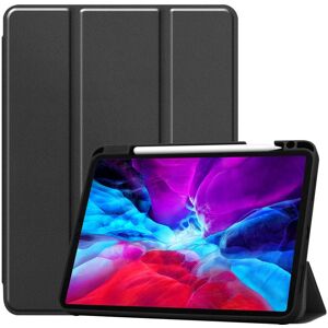 INCOVER iPad Pro 12.9" (2022 / 2021 / 2020 / 2018) Tri-fold Skinndeksel med Pen Holder - Svart
