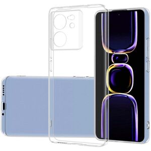 INCOVER Xiaomi 13T / 13T Pro Fleksibel TPU Plast Deksel - Gjennomsiktig