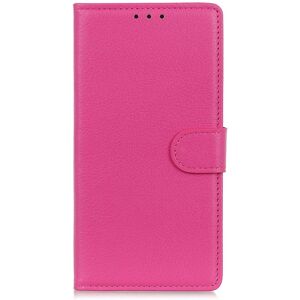 EIDERWOOD Google Pixel 10 / 10 Pro / 9 / 9 Pro Litchi Kunstskinn Deksel m. Veske - Rosa