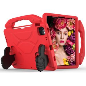 EIDERWOOD iPad Air 13" (2025 / 2024) / Pro 13" (2024) / Pro 12.9" (2022-2018) Barnedeksel - Thumb Kickstand Bakdeksel - Rød