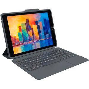 iPad 10.2" (2020 / 2019) Zagg Pro Keys Trackpad Keyboard (Nordisk Tastatur m. Deksel) - Charcoal