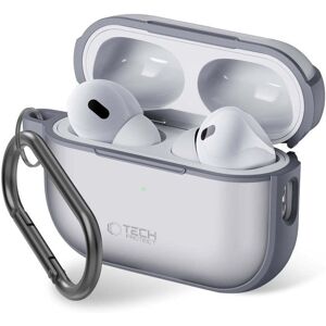 Tech-Protect MagMat Apple AirPods Pro (1. & 2. generasjon) Deksel med Karabinkrok - Matt grå