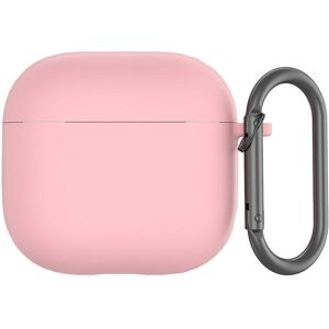 INCOVER Apple AirPods (4. gen.) Silikon Deksel med Karabinkrok - Rosa