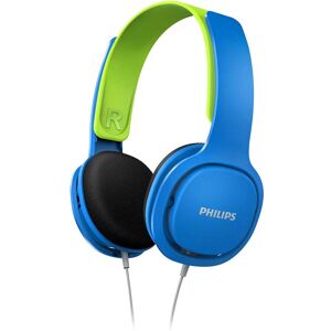 Philips Hodetelefoner On-Ear for Barn med Lydbegrenser - Blå / Grønn
