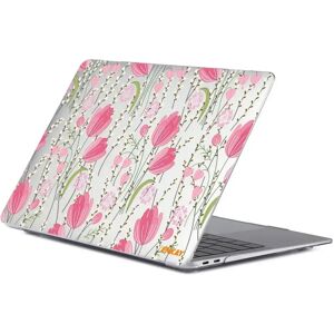 Enkay Macbook Air 13 M1 (2020) / Air 13 (2018-2020) Hard Plastdeksel m. Motiv - Tulipaner