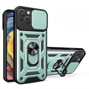 INCOVER iPhone 15 Plus Håndverker Deksel med Magnetisk Kickstand Og Cam Slider - Grønn