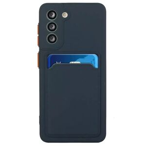 INCOVER Samsung Galaxy S23 FE Fleksibelt Plast Deksel m. Kortholder - Mørke Blå