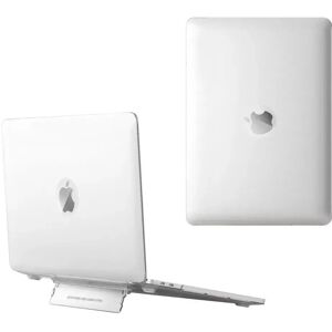 INCOVER Macbook Air 13 (2018-2020) Plastdeksel med Stativfunksjon - Frostet Gjennomsiktig