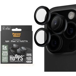 PanzerGlass® iPhone 16 Pro / 16 Pro Max PanzerGlass Ceramic Hoops - Kamerabeskyttelse - Gjennomsiktig