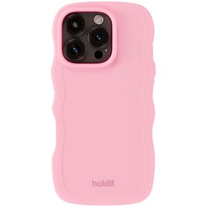 Holdit iPhone 16 Pro Wavy Deksel - Pink