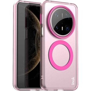 IMAK Huawei Mate 70 Pro+ / 70 Pro Hybrid Plast Deksel - MagSafe Kompatibel - Gjennomsiktig / Rosa