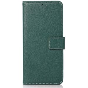 INCOVER iPhone 15 Pro Max Litchi Kunstskinn Deksel med Kortholder - Grønn