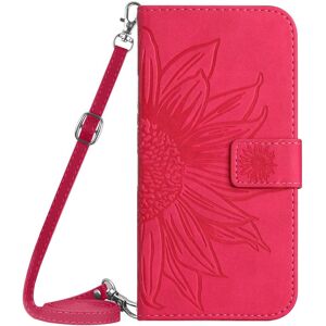 INCOVER iPhone 15 Pro Kunstskinn Flip Deksel med Lommebok - Solsikke - Rosa