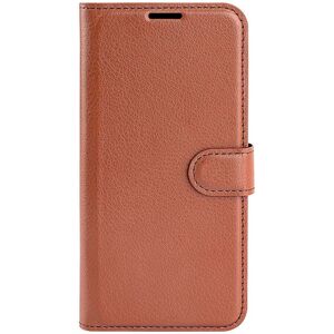 INCOVER Xiaomi 13T / 13T Pro Litchi Skinndeksel m. Lommebok - Brun