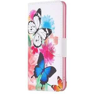 EIDERWOOD Xiaomi Redmi Note 13 Pro (4G) / Poco M6 Pro Kunstskinn Flip Deksel m. Lommebok & Trykk - Blomster & Sommerfugler