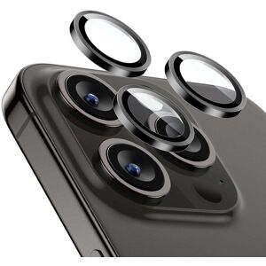 iPhone 16 Pro / 16 Pro Max ESR Beskyttelsesglass til Kameralinser - Gjennomsiktig / svart